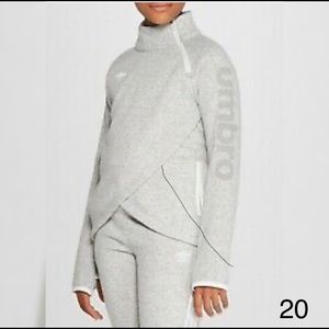 Grey side zip sweatshirt